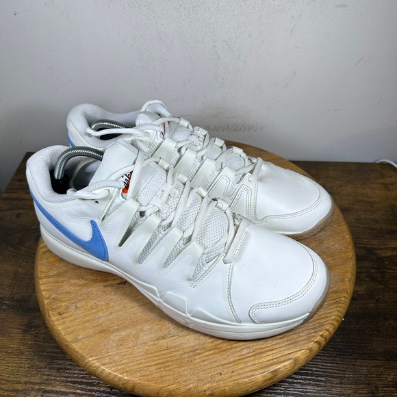 Nike Zoom Vapor Cage 4 Mens Tennis Shoes White Blue Size 12.5 FJ1683-100